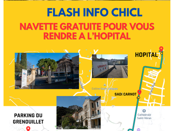 Parking et navette gratuits